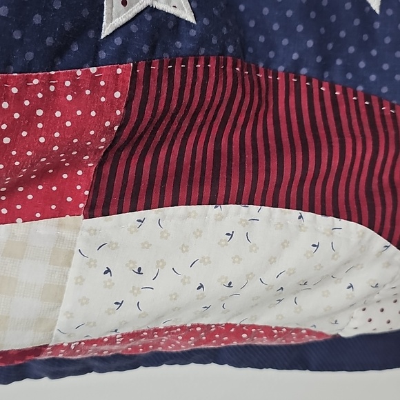 Patriotic Quilted Pillow Sham King Size - Picture 5 of 8